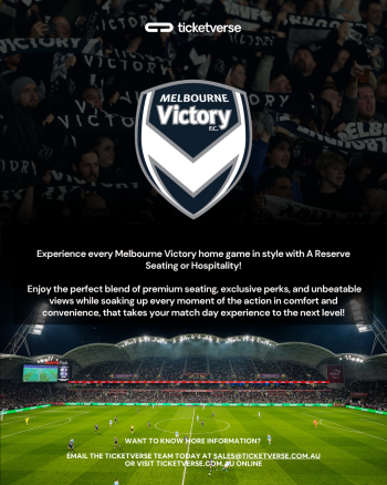 Experience Every Melbourne Victory Home Game in Style: A Reserve Seating & Premium Hospitality!